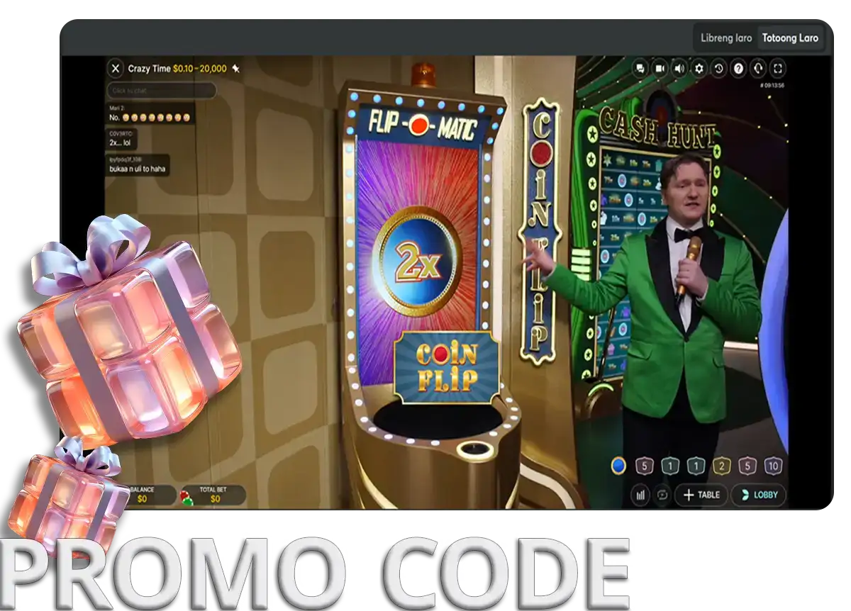 Promo code to increase your bonus
